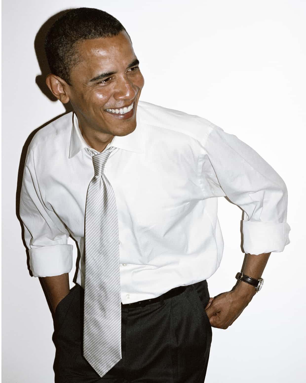 The way he was: Obama in 2007. Photograph: Terry Richardson/Art Partner